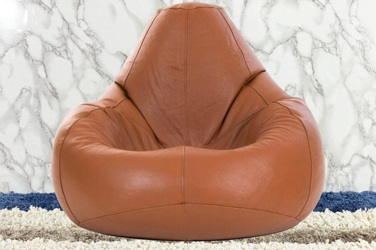 Benefits Of Cowhide Leather Bean Bag Chair Sofa